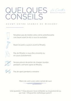 Conseils Miradry 1