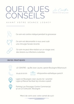 Conseils avant un legacy