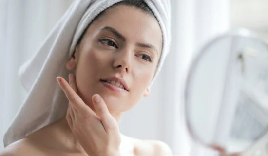 Aesthetic treatment for a woman with combination skin